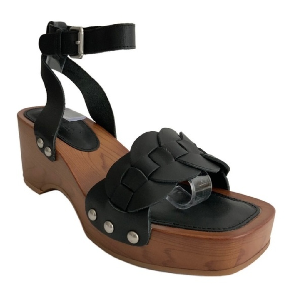 Splendid Barie Platform Sandals Black 9
